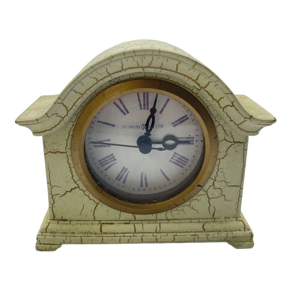Vintage Howard Miller Small Resin Quartz Clock